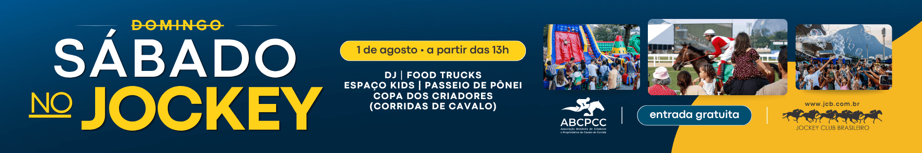 evento sabado no jockey 01/08/2026